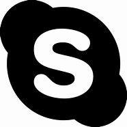 Image result for Skype Logo Black PNG