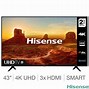 Image result for Hisense 4K TV 43 Inch