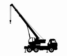 Image result for Crane Truck Silhouette Clip Art