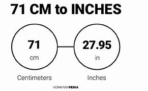 Image result for 71 Cm to Inches