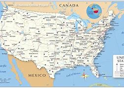 Image result for Us Map with Bordering Countries
