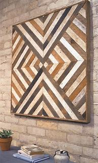 Image result for Reclaimed Wood Wall Art Decor