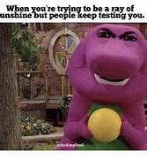 Image result for 1080X1080 Barney Memes