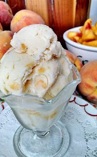 Image result for Peach Ice Cream