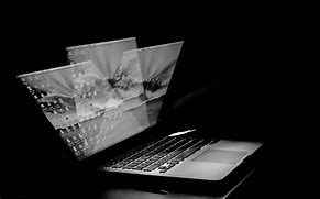 Image result for Black and White Apple Computer