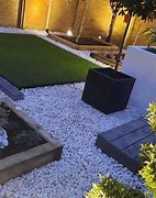 Image result for White Pebble Stone Garden