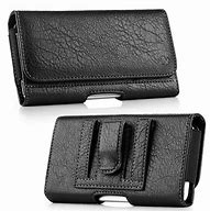 Image result for iPhone 12 Mini Black Leather Belt Case