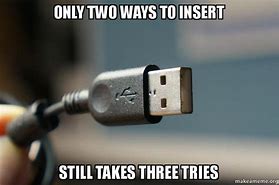 Image result for USB Plug Are Sus Meme