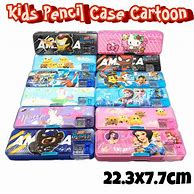 Image result for Double Sided Magnet Character Pencil Case for Kids