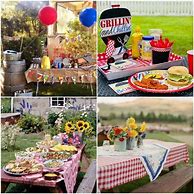 Image result for Backyard BBQ Centerpieces