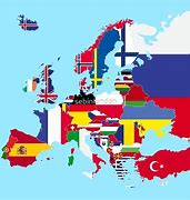 Image result for europe map with flags