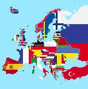 Image result for Europe Flag Map