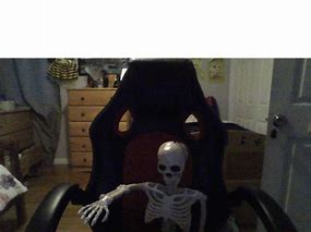 Image result for Skeleton On Chair Meme