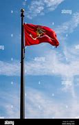 Image result for Marine Corps Flag in Wind