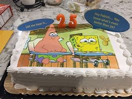 Image result for Spongebob Cake 25 than 24
