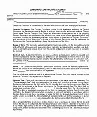 Image result for Commercial Construction Contract