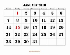 Image result for 2018 Blank Printable Monthly Calendar