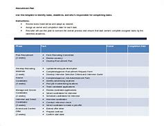 Image result for Recruitment Plan Template