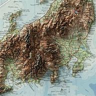 Image result for Japan Topographic Map