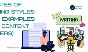 Image result for 4 Types of Writing Styles