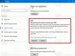 Image result for How to Remove Pin From Windows 10
