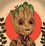 Image result for Small Baby Groot Tattoo