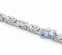 Image result for 18K White Gold Chain Necklace Men