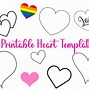Image result for One Inch Heart Template