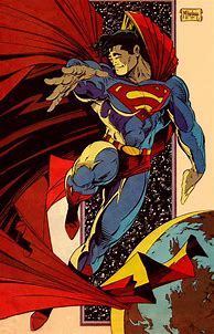 Image result for Superman Comic Book Art Work
