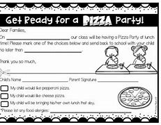 Image result for 2nd Grade Pizza Party
