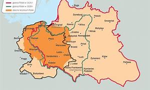 Image result for Granice Polski 1619