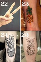 Image result for Man Regrets Pineapple Tattoo