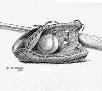 Image result for Bat and Ball Pencil Art