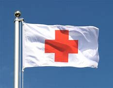 Image result for Red Black White Cross Flag