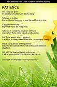 Image result for Patience Strong Poems About Life