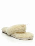 Image result for White Shearling Slippers