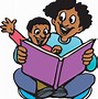Image result for Student Reading a Book Clip Art