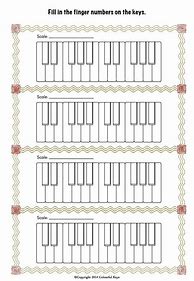 Image result for Free Printable Piano Worksheets