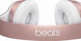 Image result for Beats Headphones Rose Gold Accent