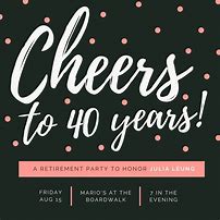 Image result for Retirement Party Poster to Sign