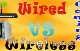 Image result for Wired or Wireless Internet