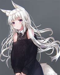 Image result for Anime Girl Human Fox