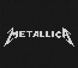 Image result for Metallica Pixel Art