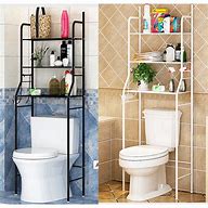 Image result for Over the Toilet Towel Storage