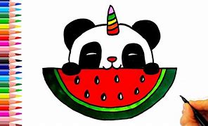 Image result for Panda Eating Easy Drawing