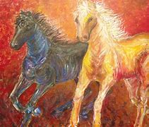 Image result for Abstract Horse Racing Paintings