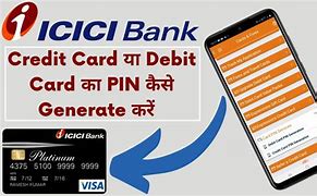 Image result for How to Generate ICICI Credit Card Pin