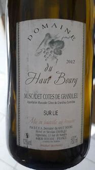 Image result for Haut Bourg Muscadet Cotes Grandlieu