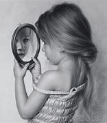 Image result for Reflection in a Mirror Drawing Easy