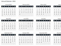 Image result for Yearly Calendar Excel